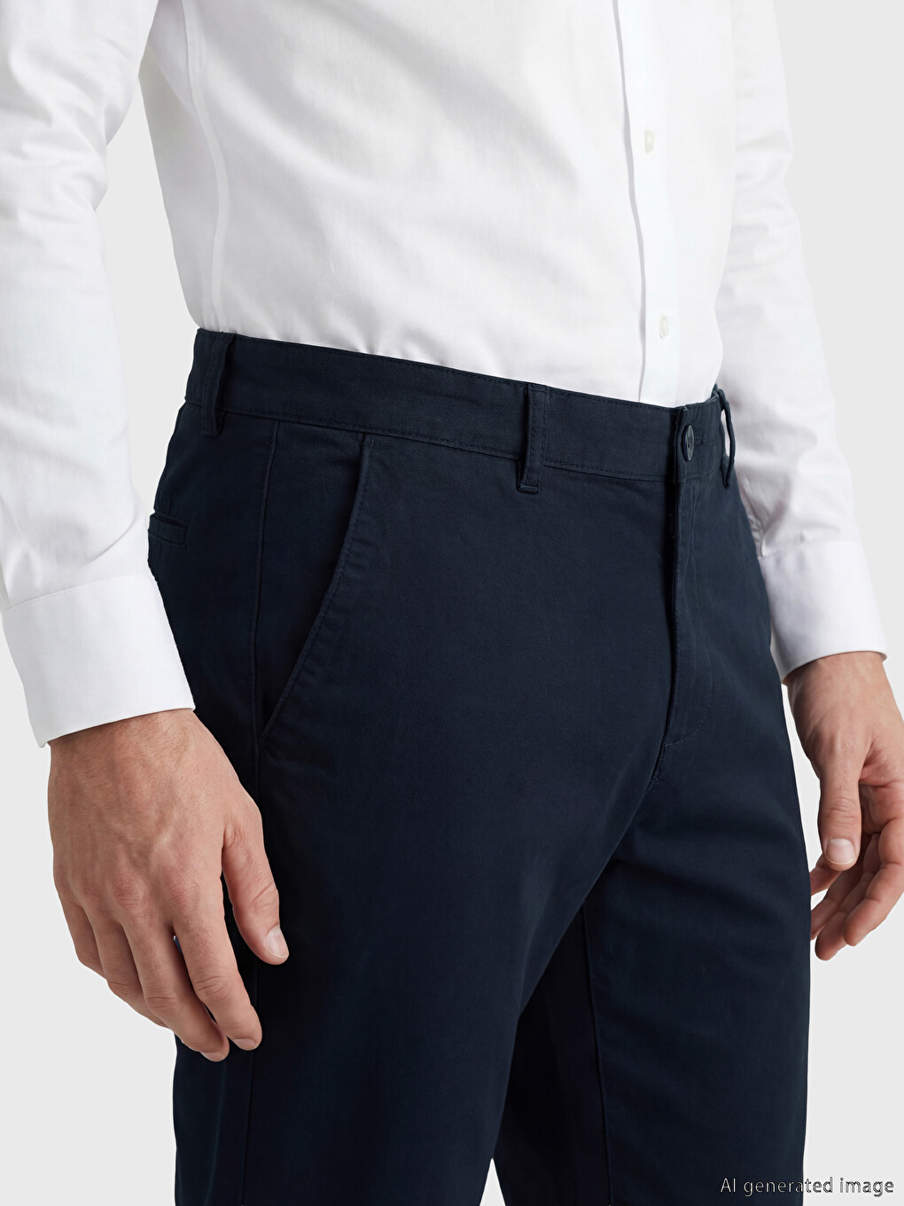 Slim Fit Men's Chino Trousers-2