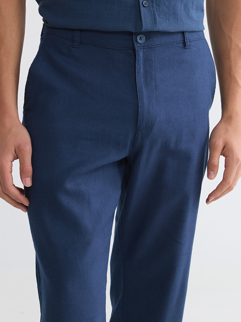 Regular Fit Men's Chino Trousers-2