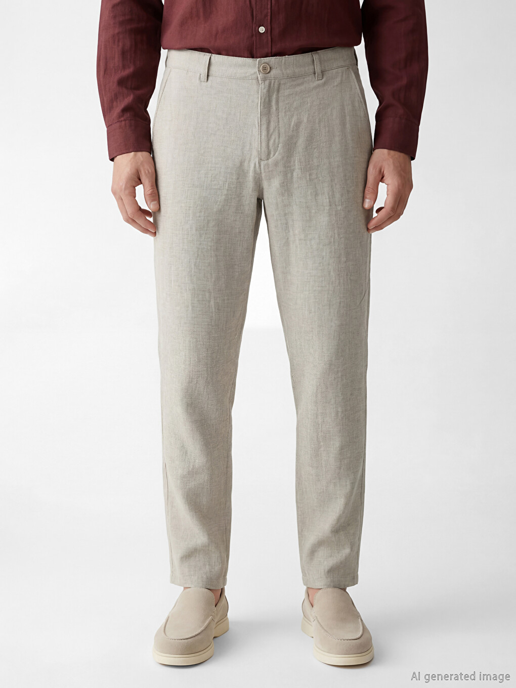 Regular Fit Men's Chino Trousers-1