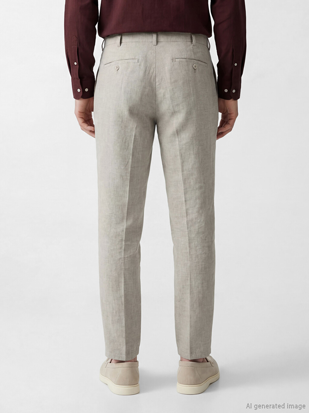 Regular Fit Men's Chino Trousers-3