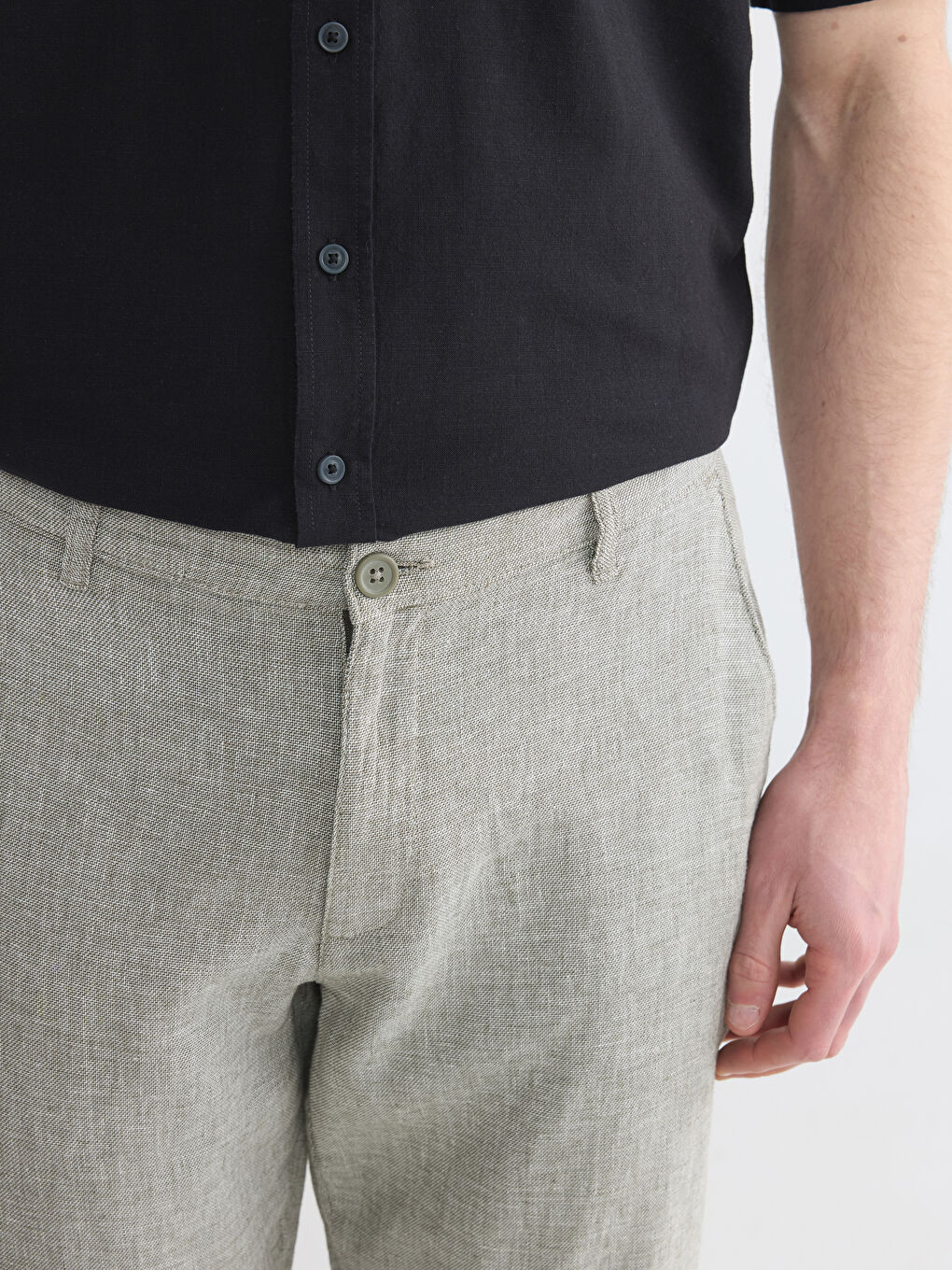 Regular Fit Men's Chino Trousers-2