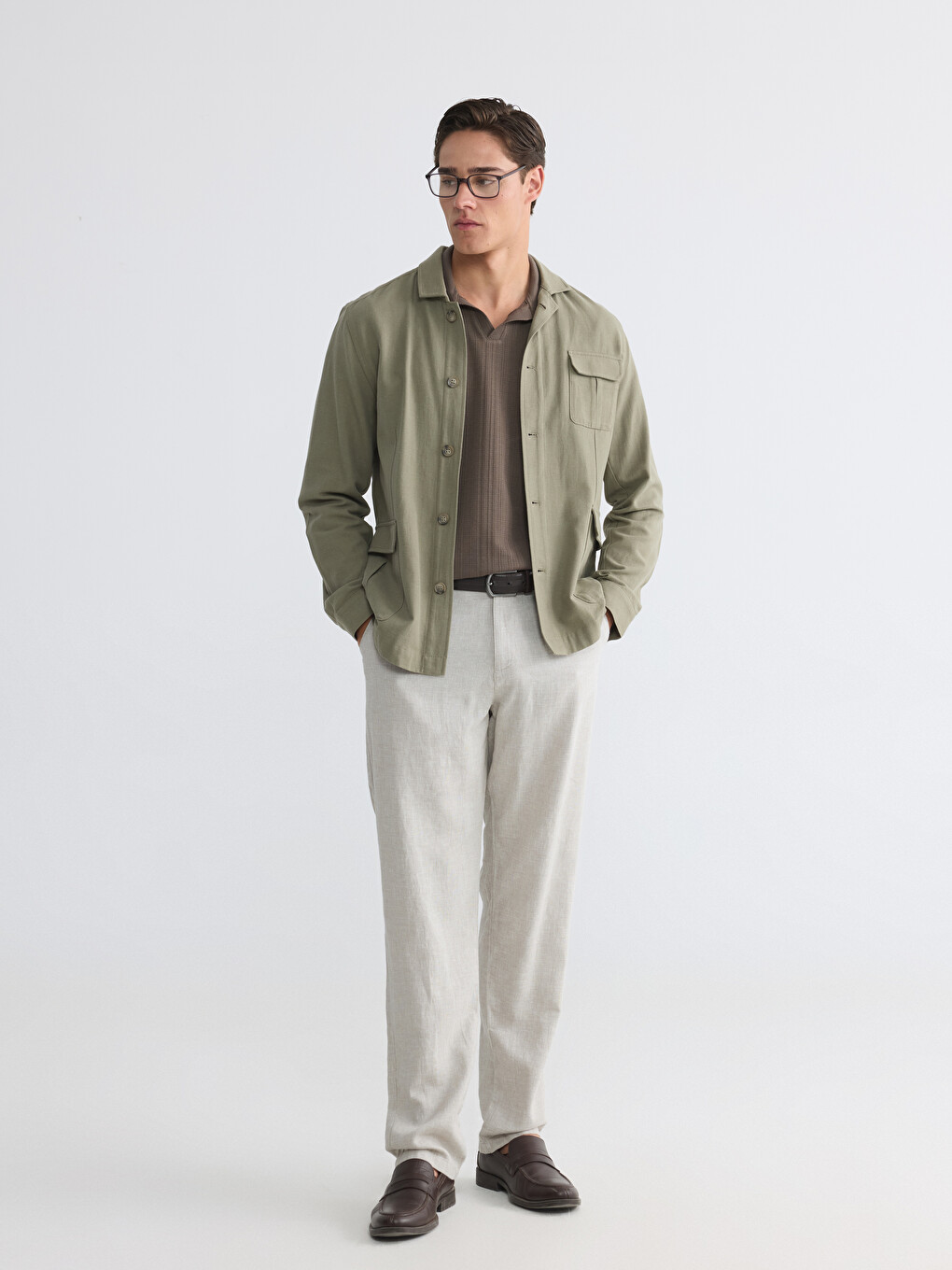 Regular Fit Men's Chino Trousers