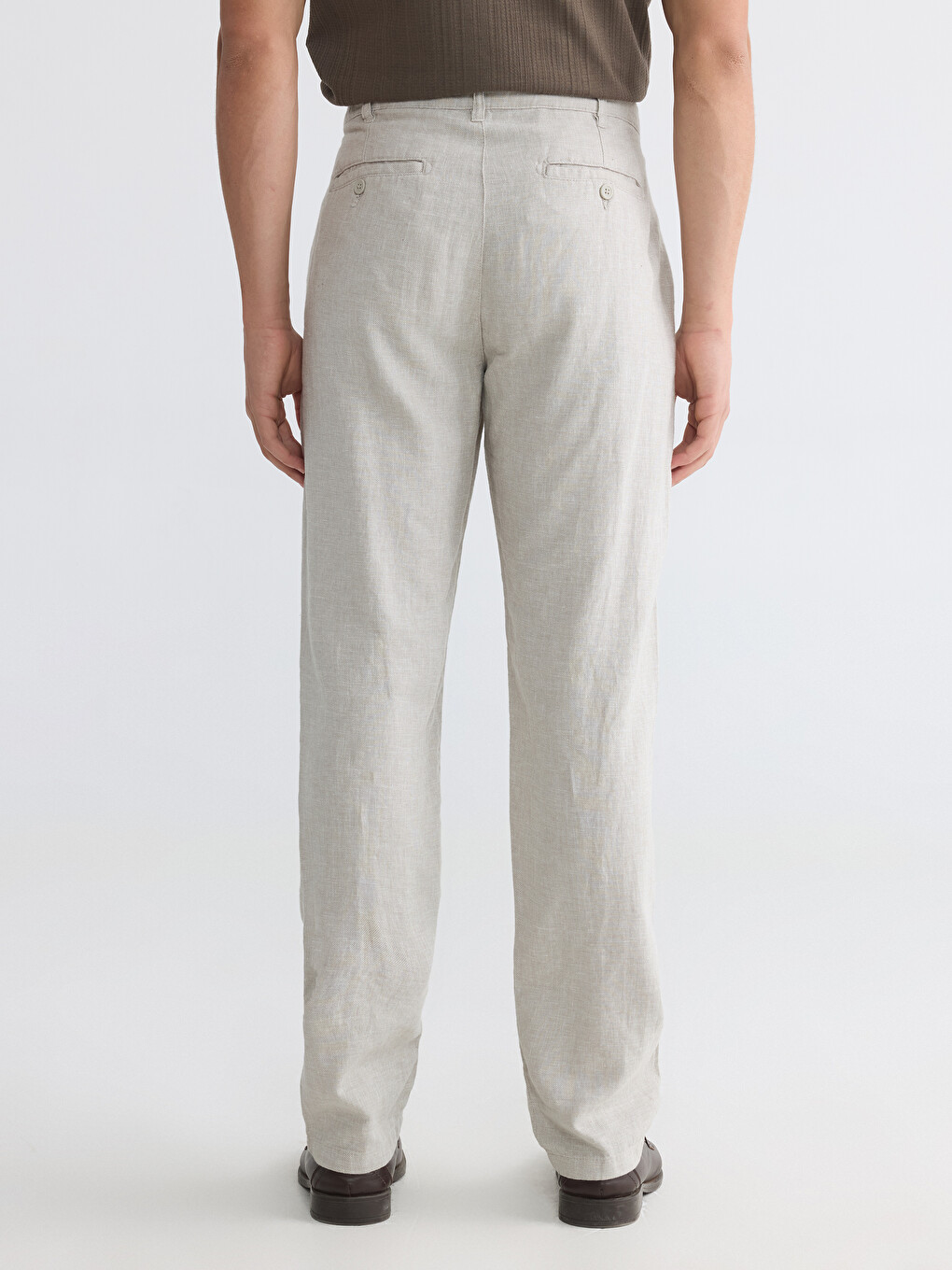 Regular Fit Men's Chino Trousers-3