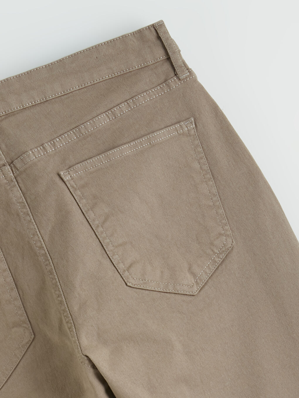 Kahverengi Standart Kalıp Erkek Chino Pantolon-1