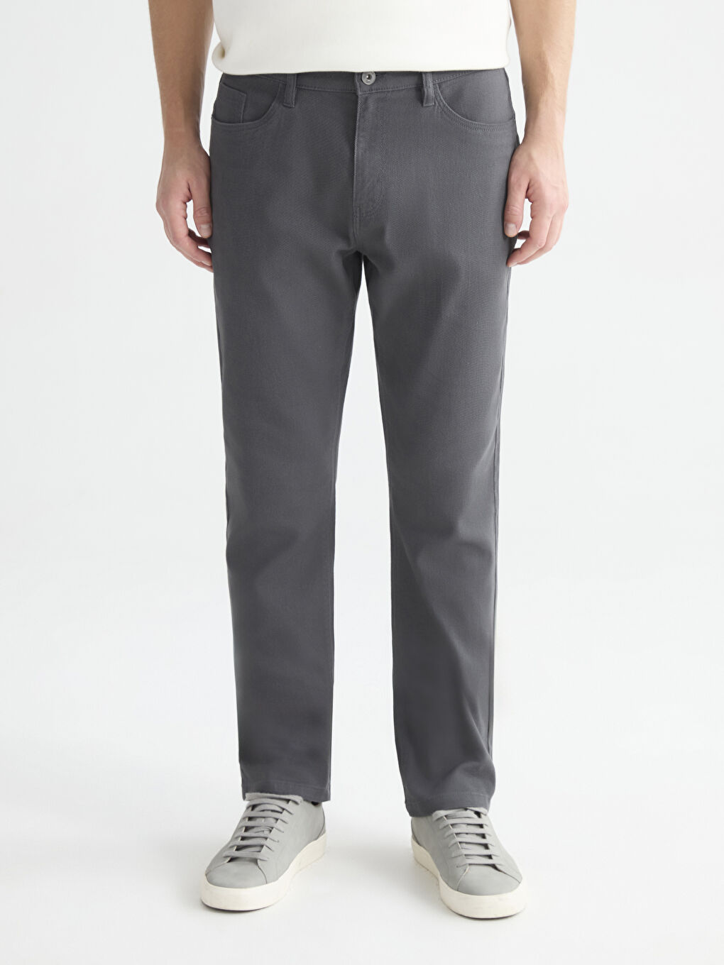 Men's Regular Fit Chino Trousers-1