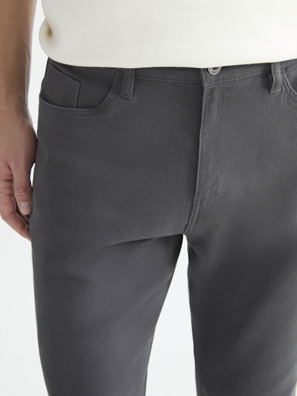 Men's Regular Fit Chino Trousers-2