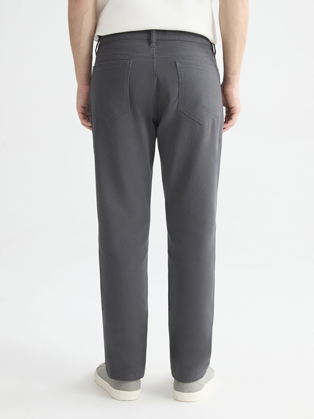 Men's Regular Fit Chino Trousers-3
