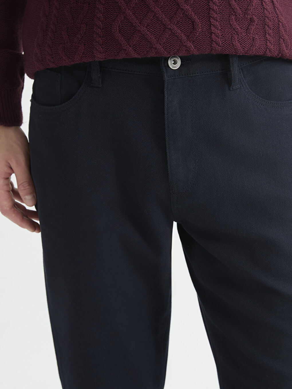 Muške pantalone regularnog kroja chino-2