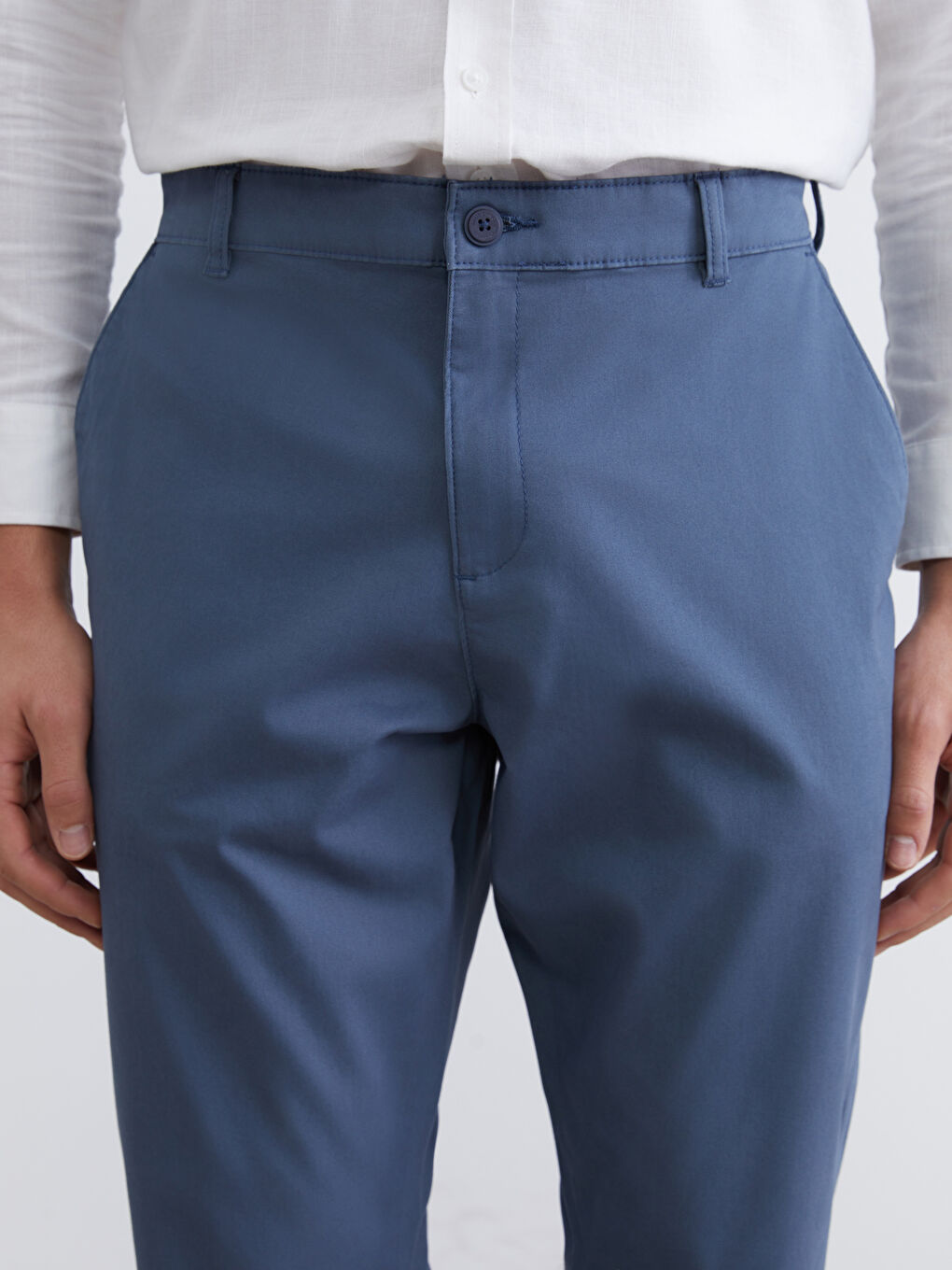 Slim Fit Men's Chino Trousers-2