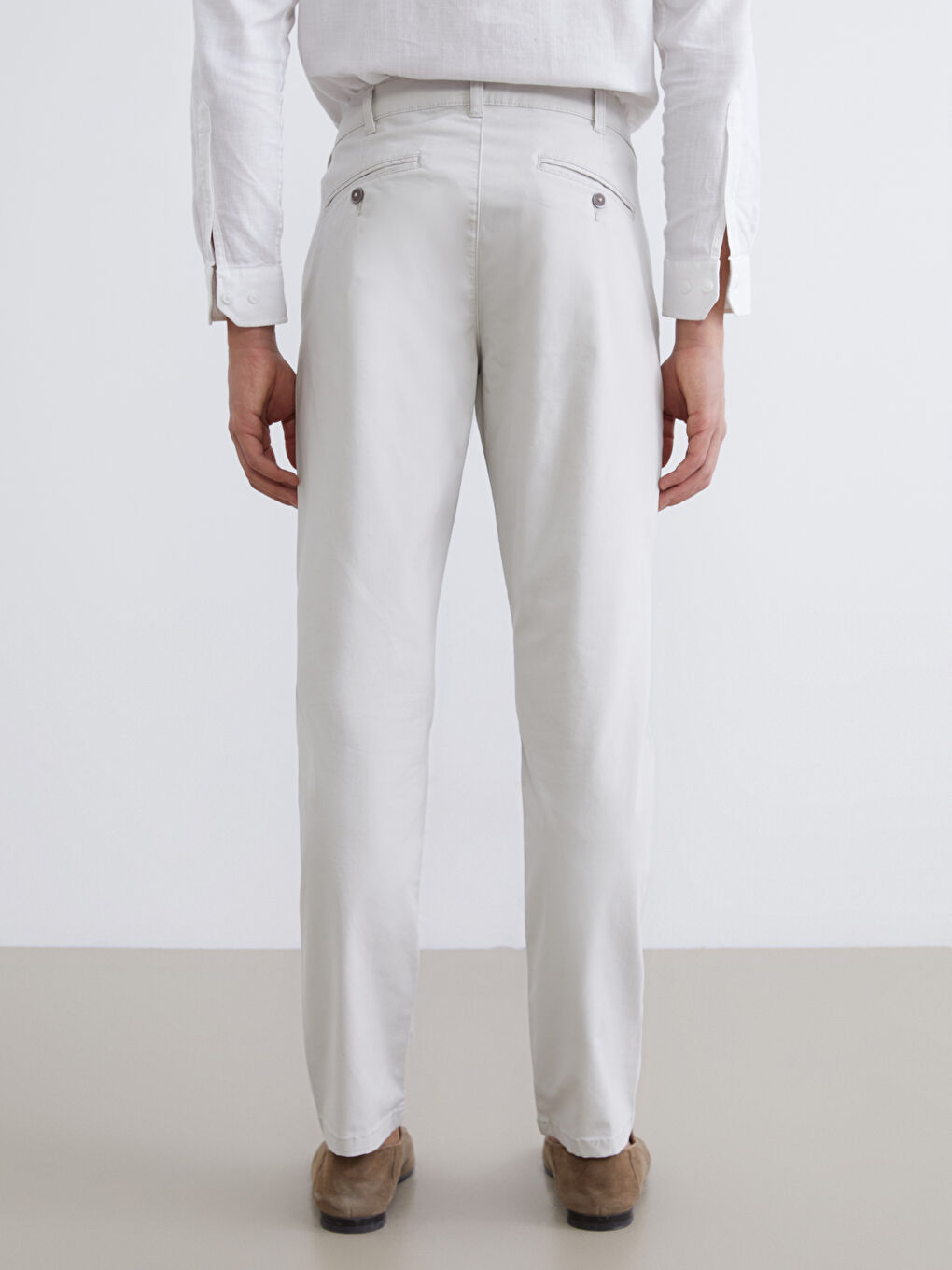 Slim Fit Men's Chino Trousers-3