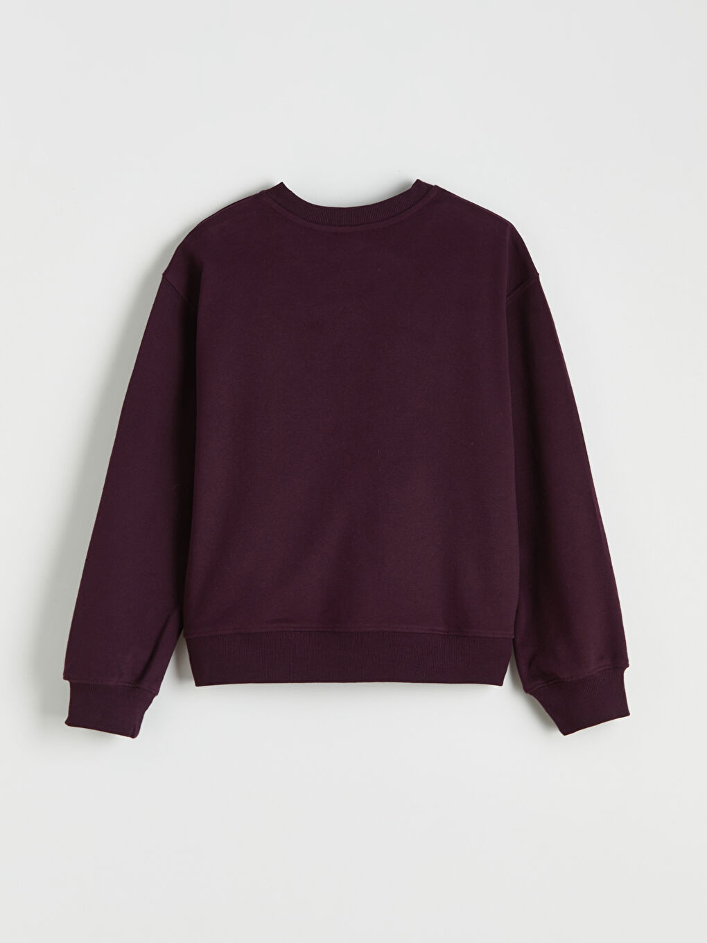 Mürdüm Bisiklet Yaka Kız Çocuk Sweatshirt-2