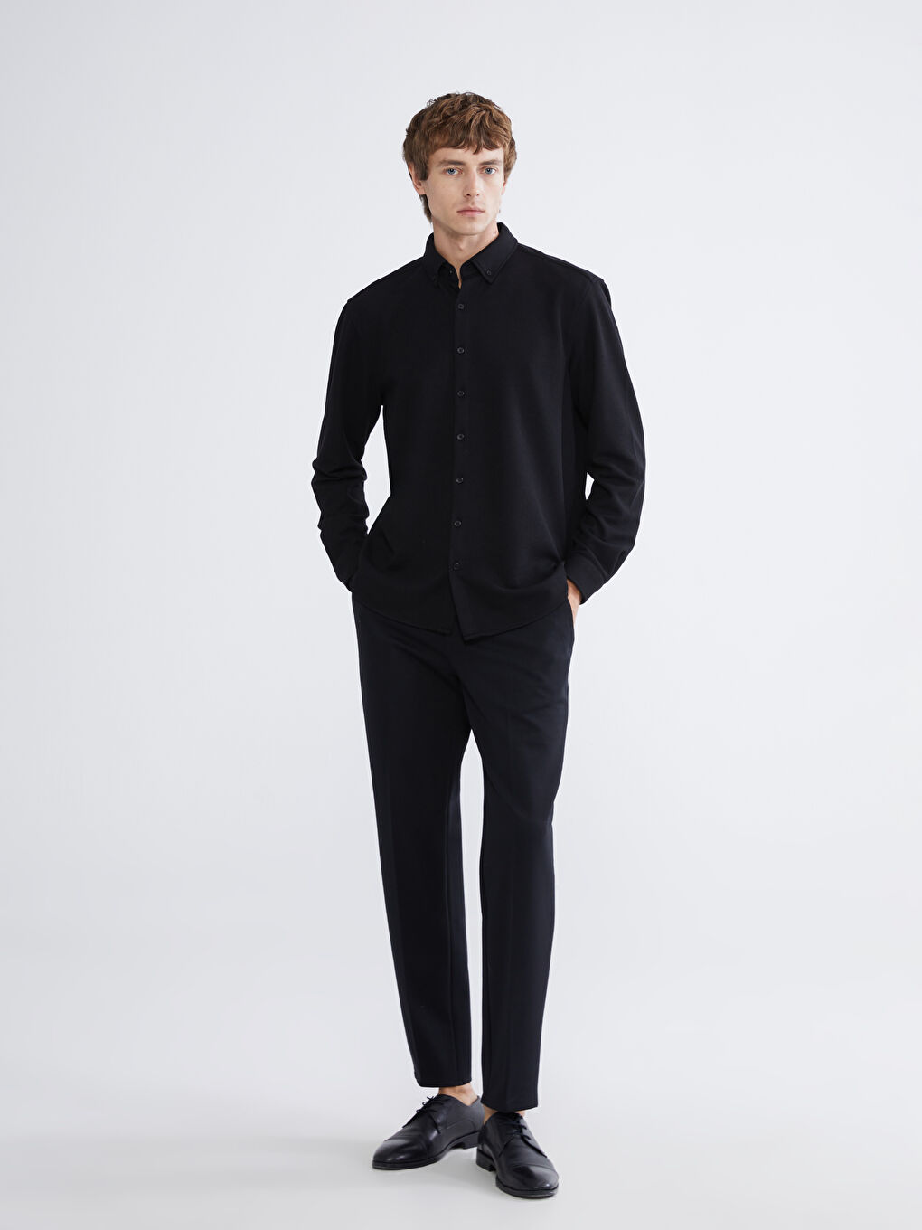 Lacivert Standart Kalıp Erkek Pantolon