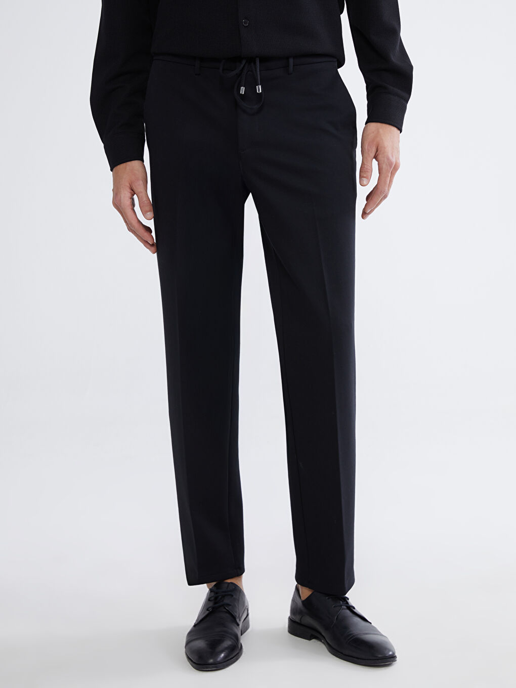 Lacivert Standart Kalıp Erkek Pantolon-1