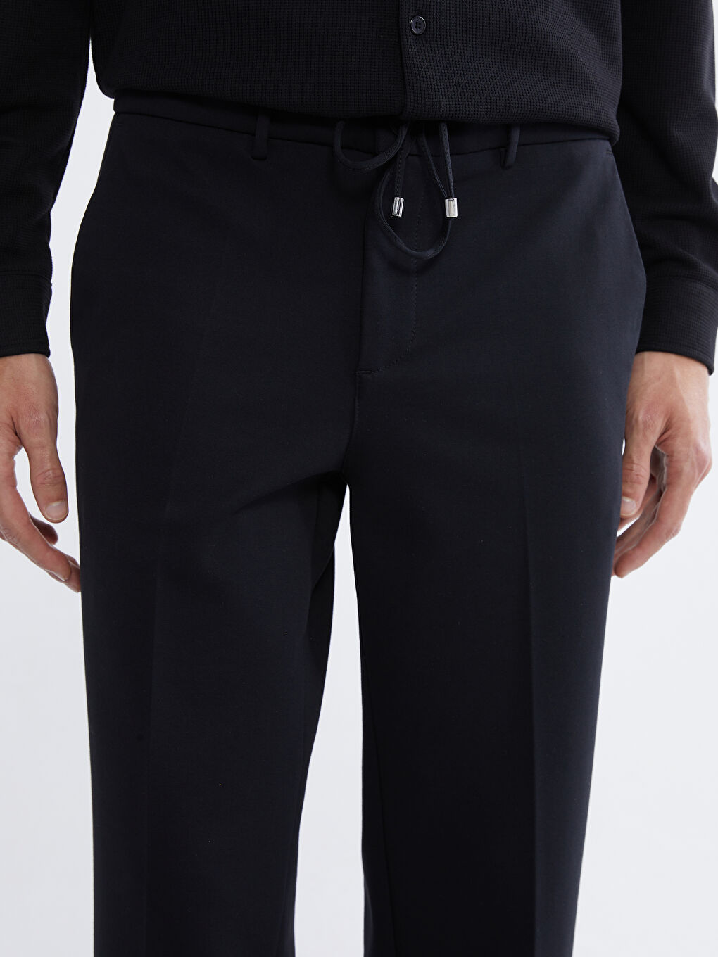 Lacivert Standart Kalıp Erkek Pantolon-2