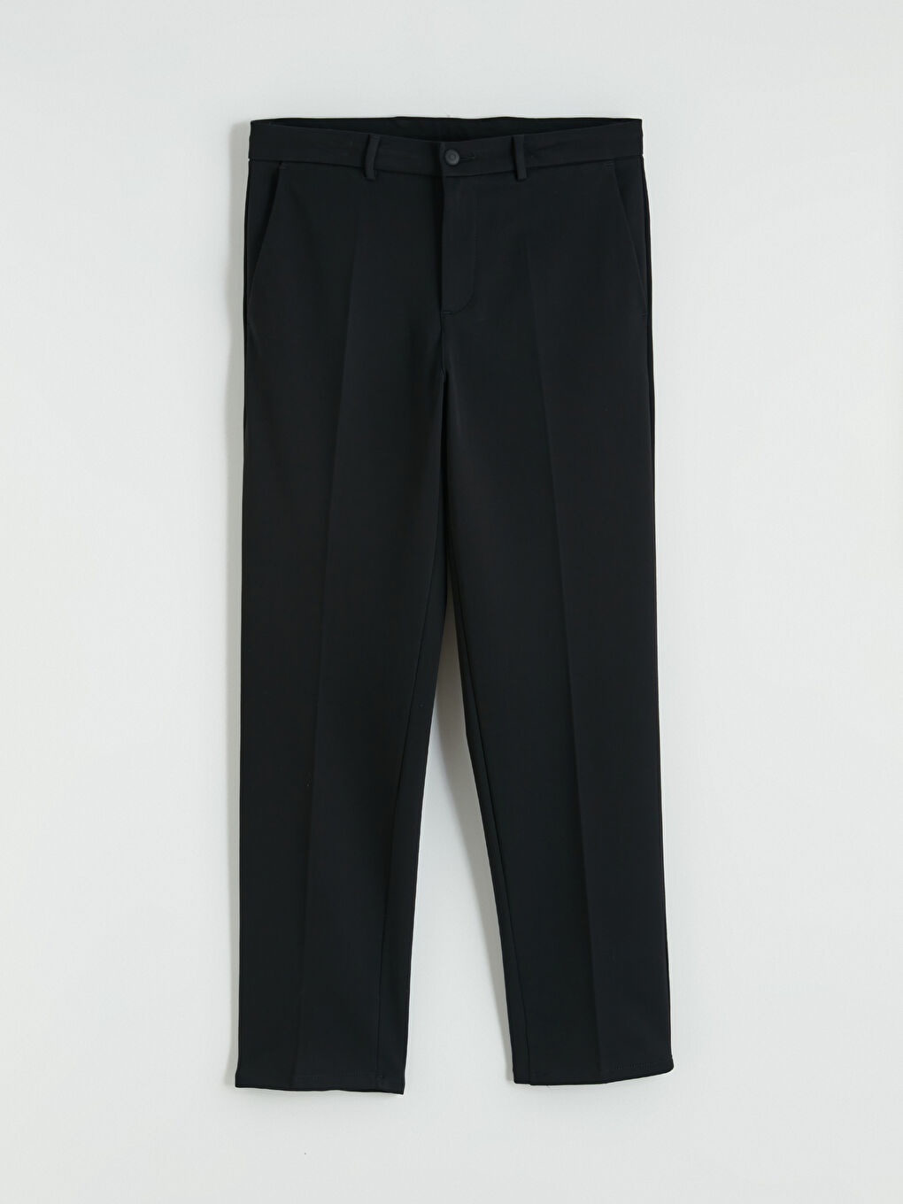 Siyah Standart Kalıp Erkek Pantolon