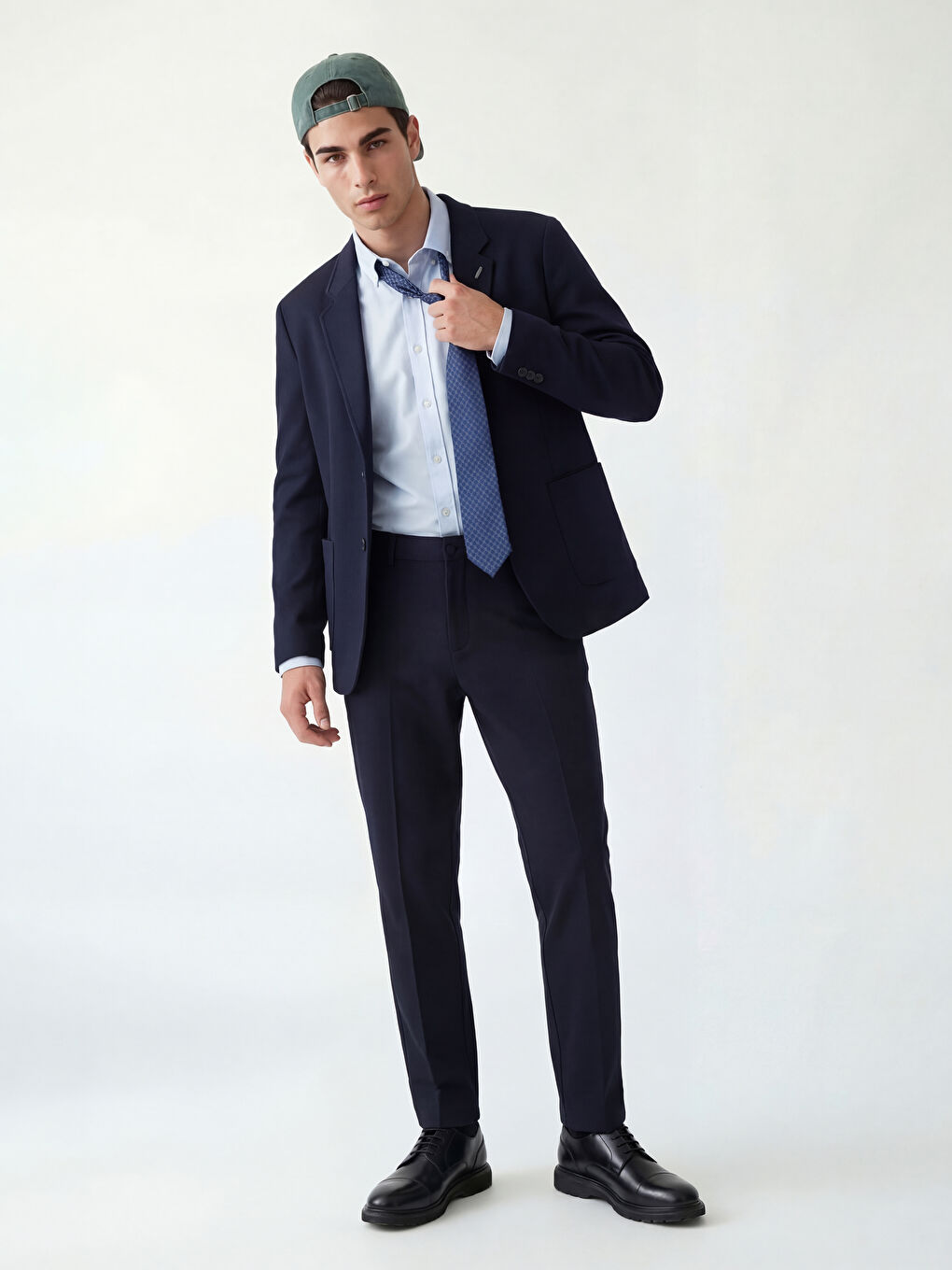 Lacivert Standart Kalıp Erkek Pantolon