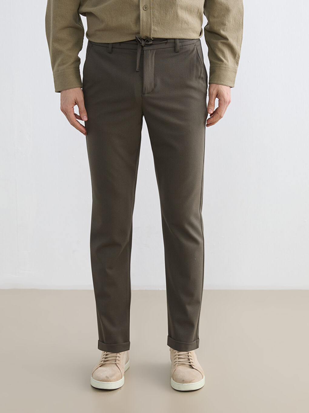 Men's Slim Fit Trousers-1