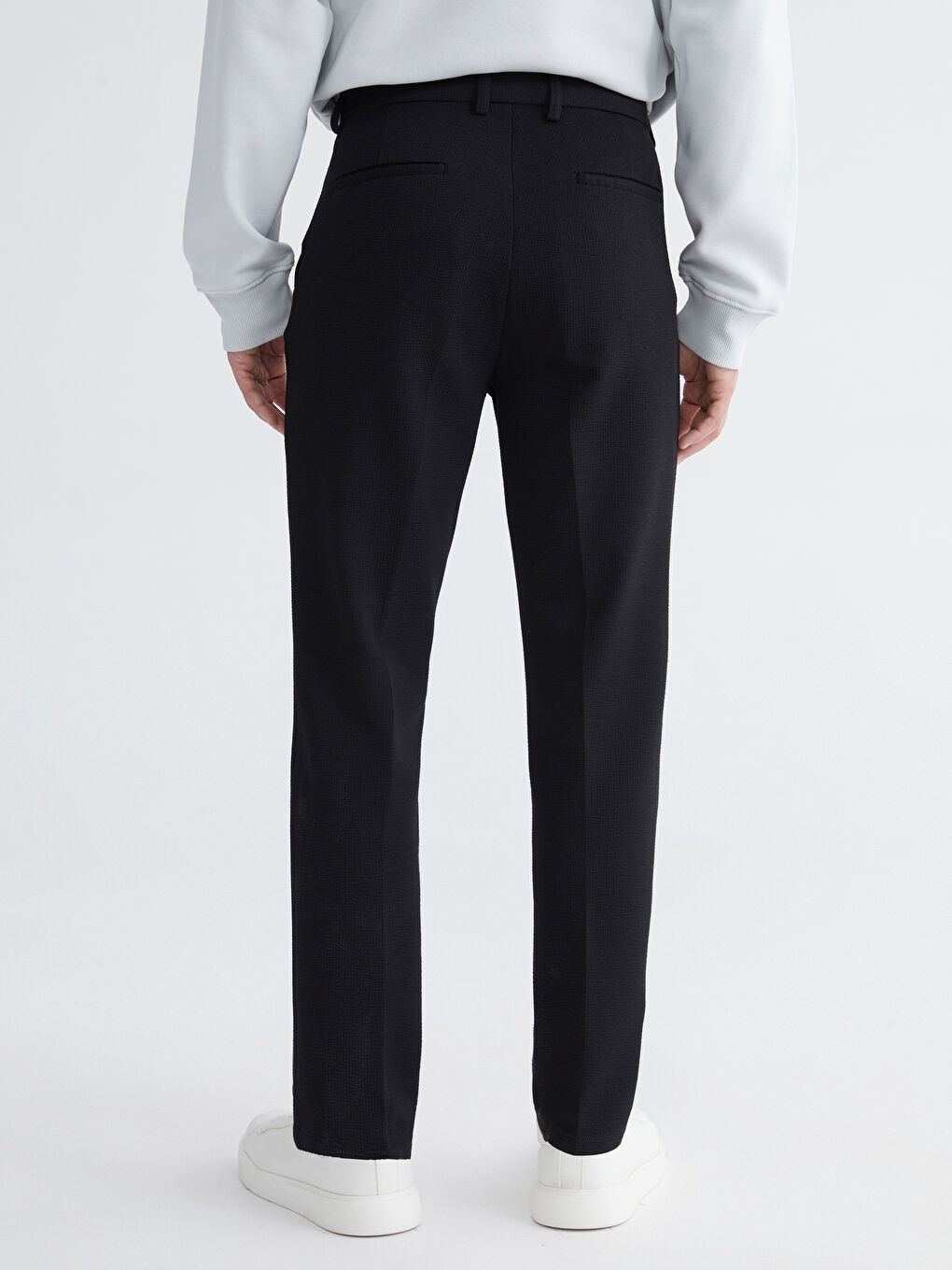 Siyah Slim Fit Erkek Pantolon-3