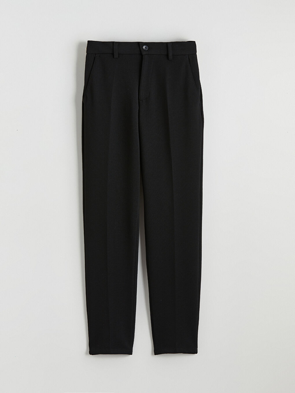 Siyah Slim Fit Erkek Pantolon-4