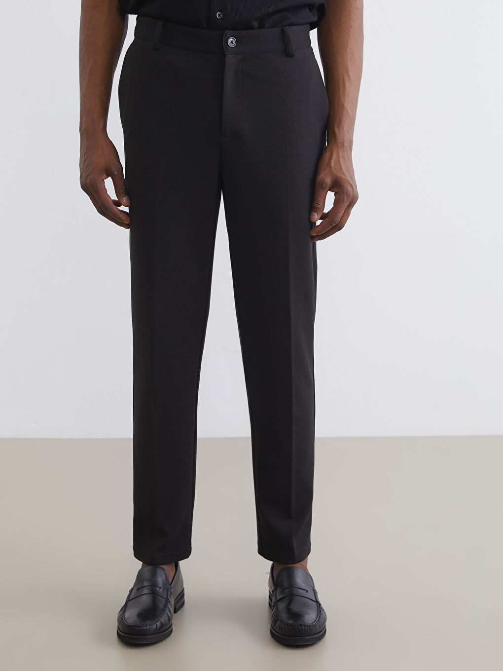 Kahverengi Slim Fit Erkek Pantolon-1