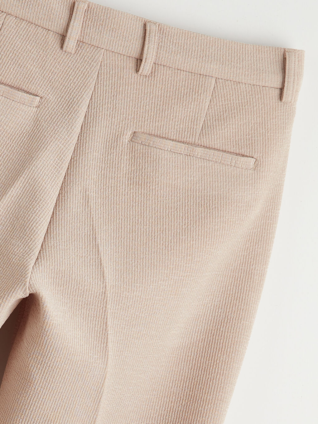 Bej Slim Fit Erkek Pantolon-5