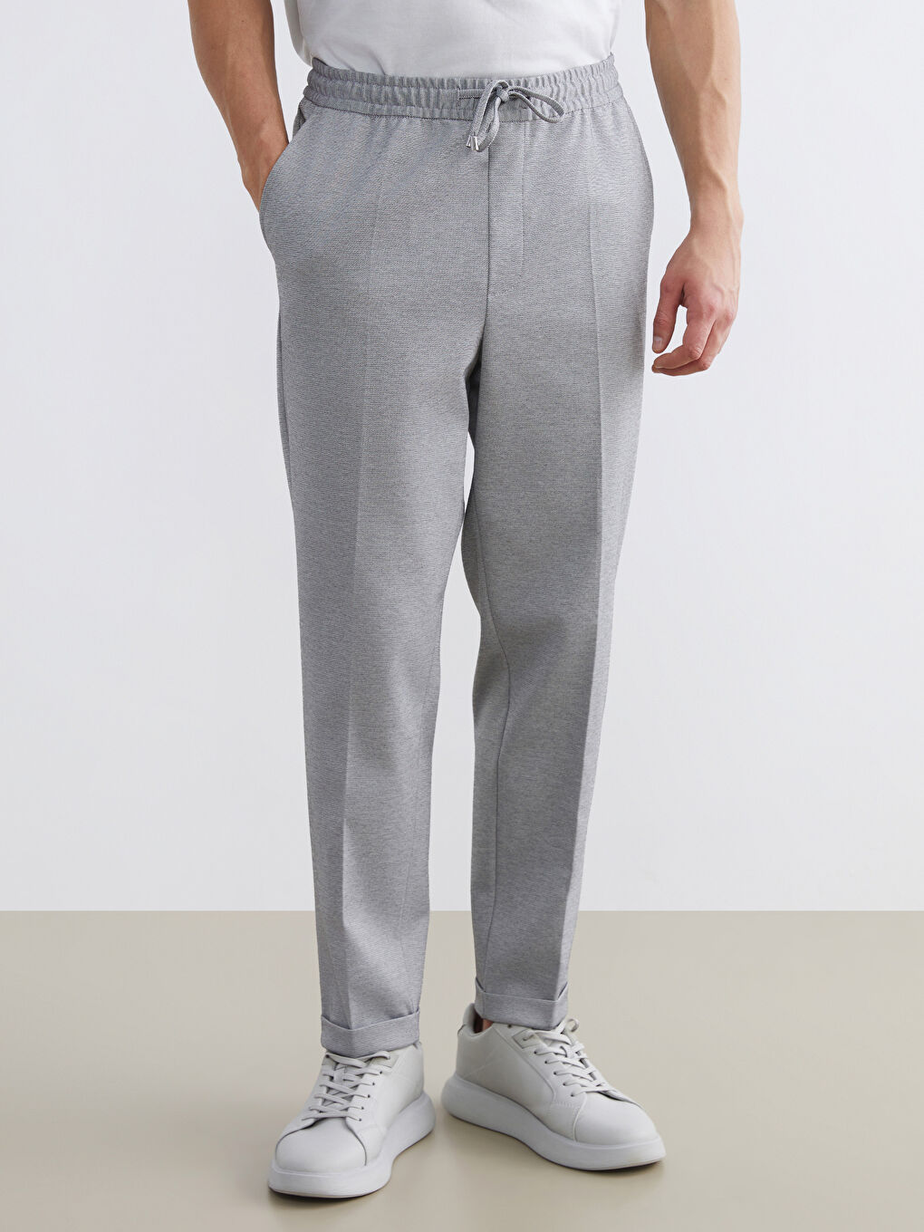 Men's Regular Fit Trousers-1