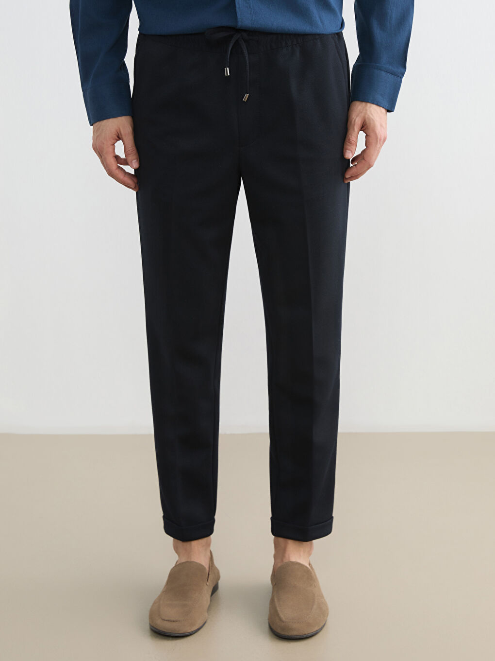 Men's Regular Fit Trousers-1