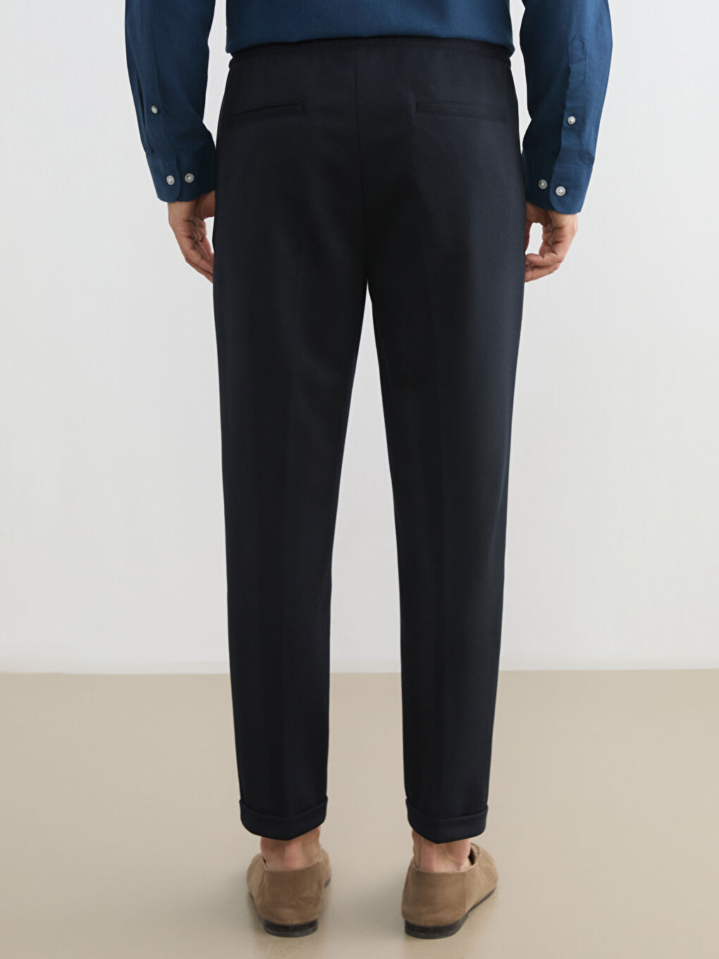 Men's Regular Fit Trousers-3