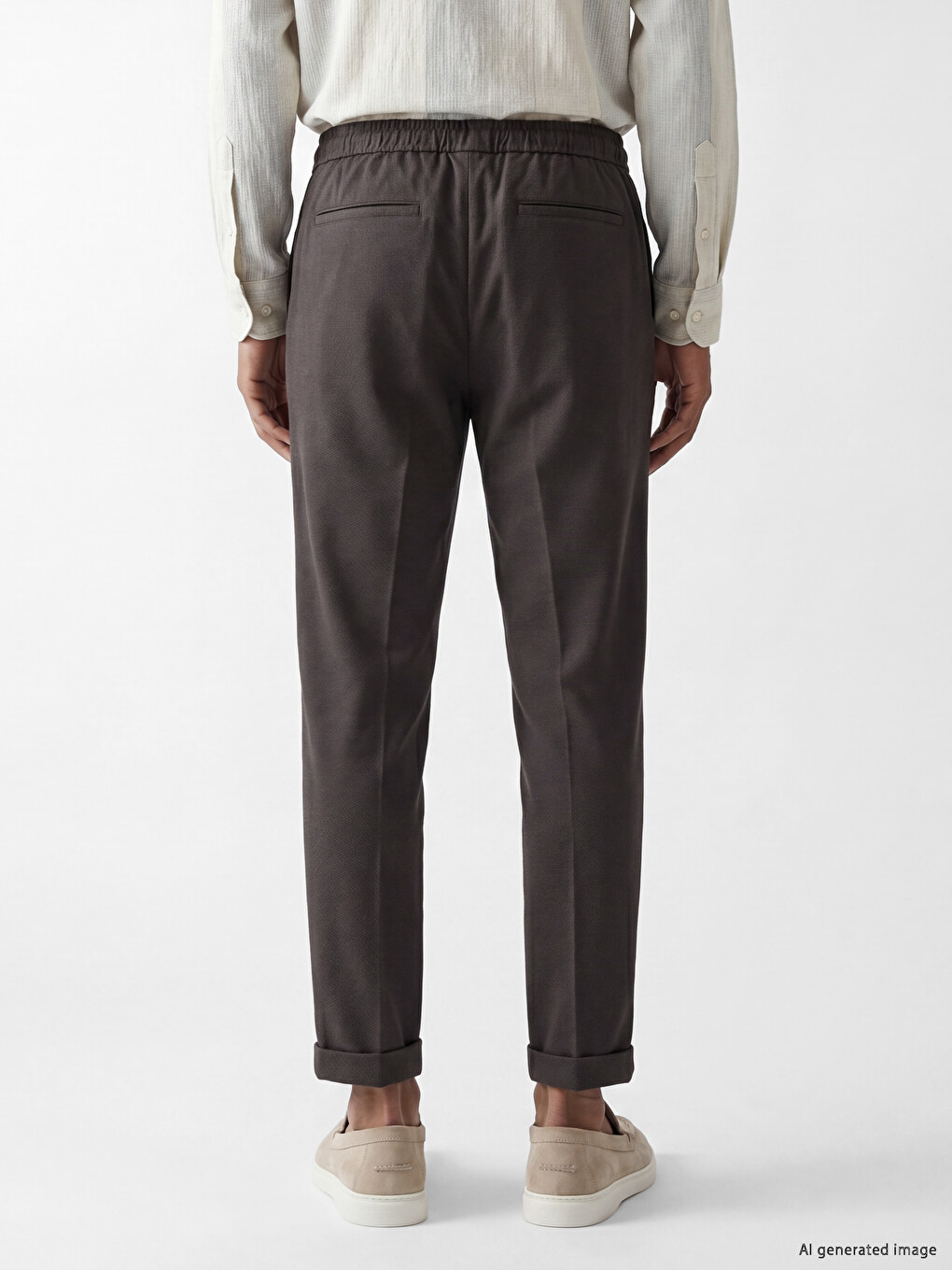 Man Brown Trousers-3