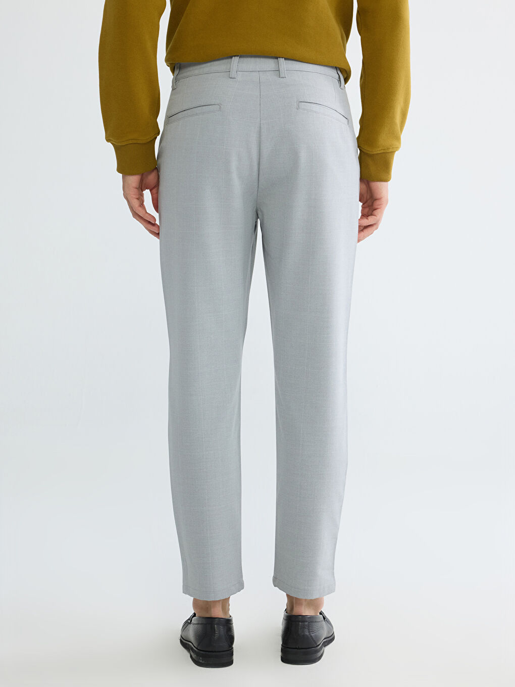 بنطلون رمادي رجل-3