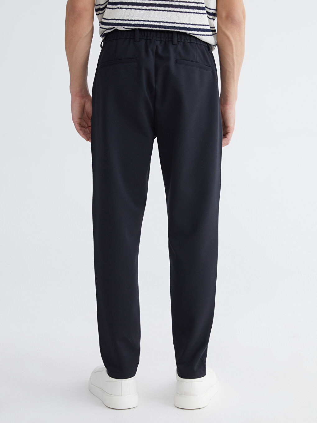 Lacivert Standart Kalıp Erkek Pantolon-3