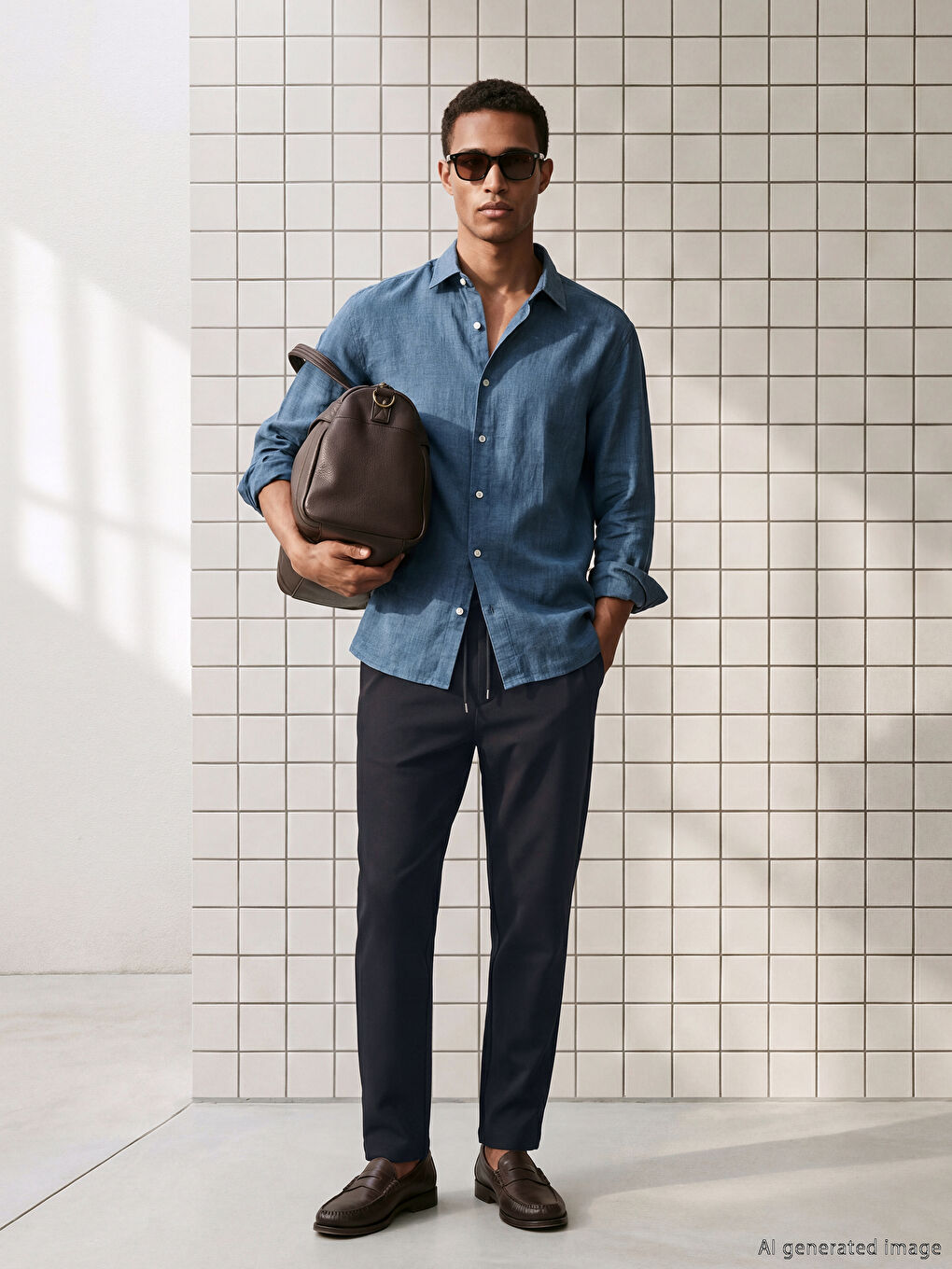 ерлерге арналған стандартты пішім шалбар