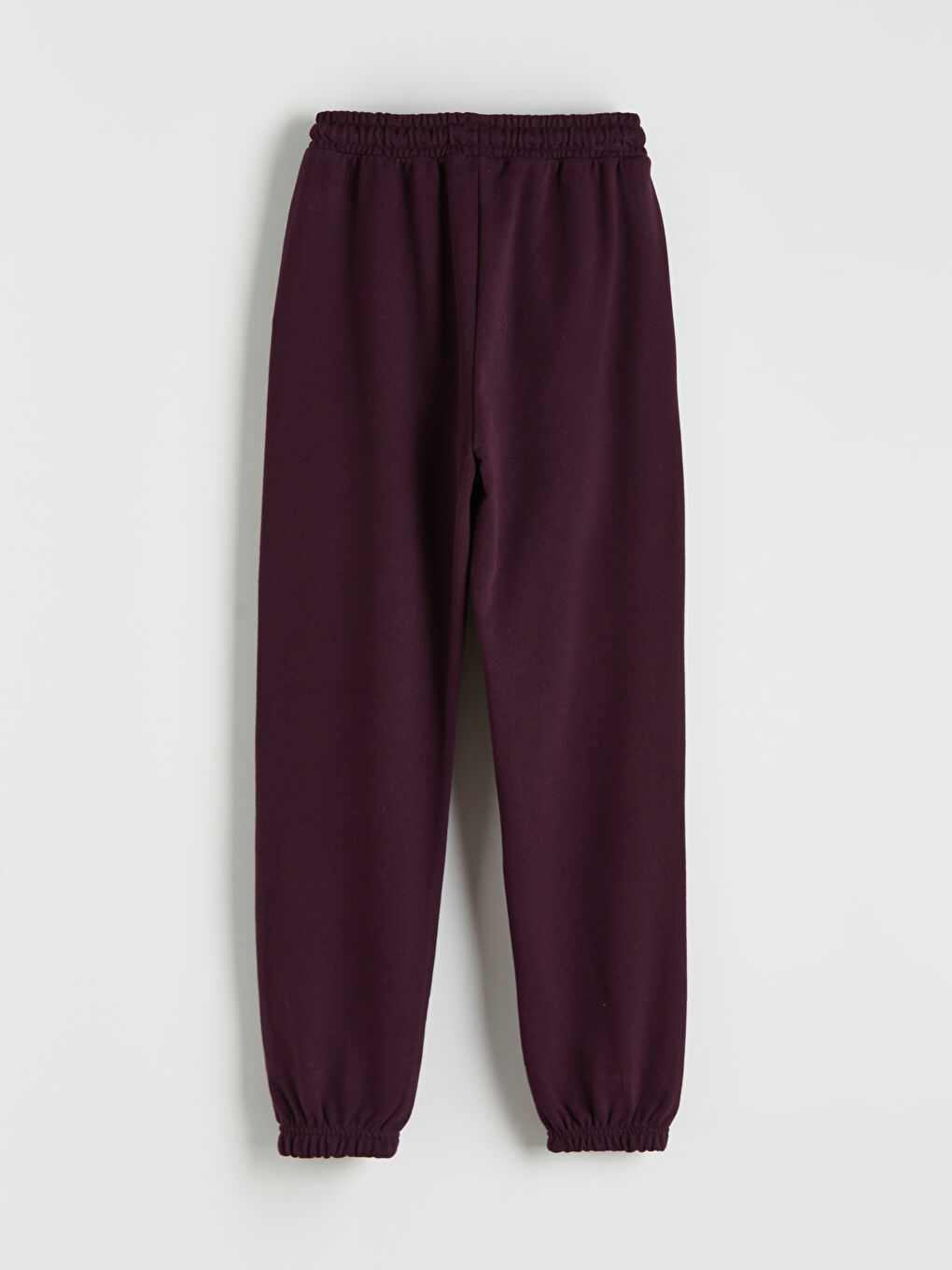 Mürdüm Beli Lastikli Kız Çocuk Jogger Eşofman Altı-1