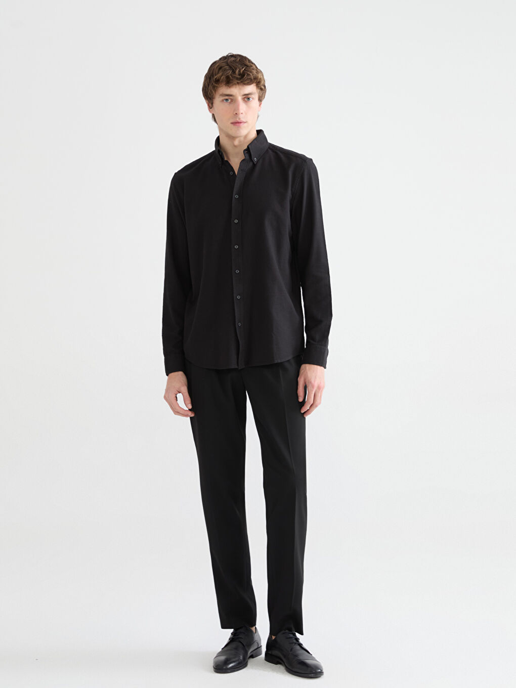 Chemise NOIR Homme-1