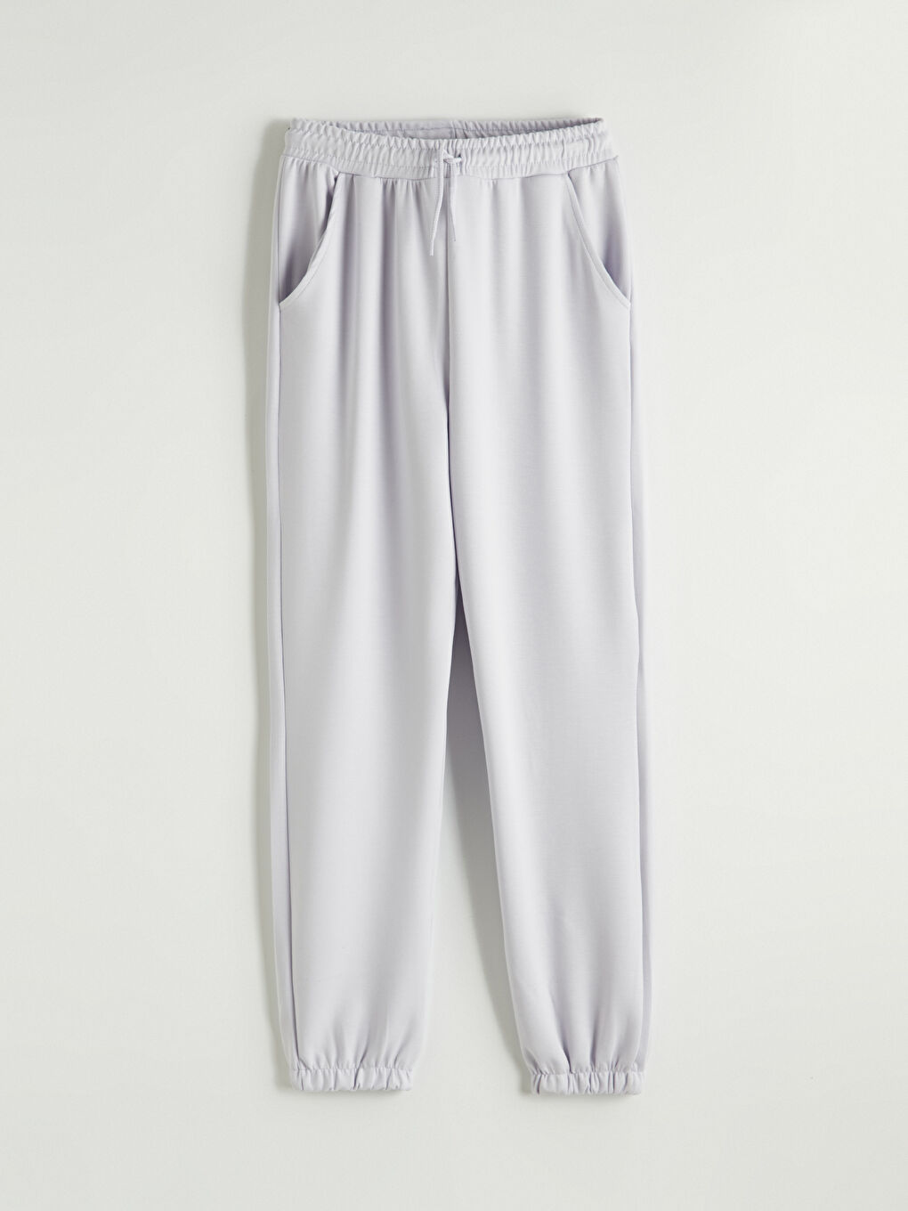 Lila Beli Lastikli Kız Çocuk Jogger Eşofman Altı