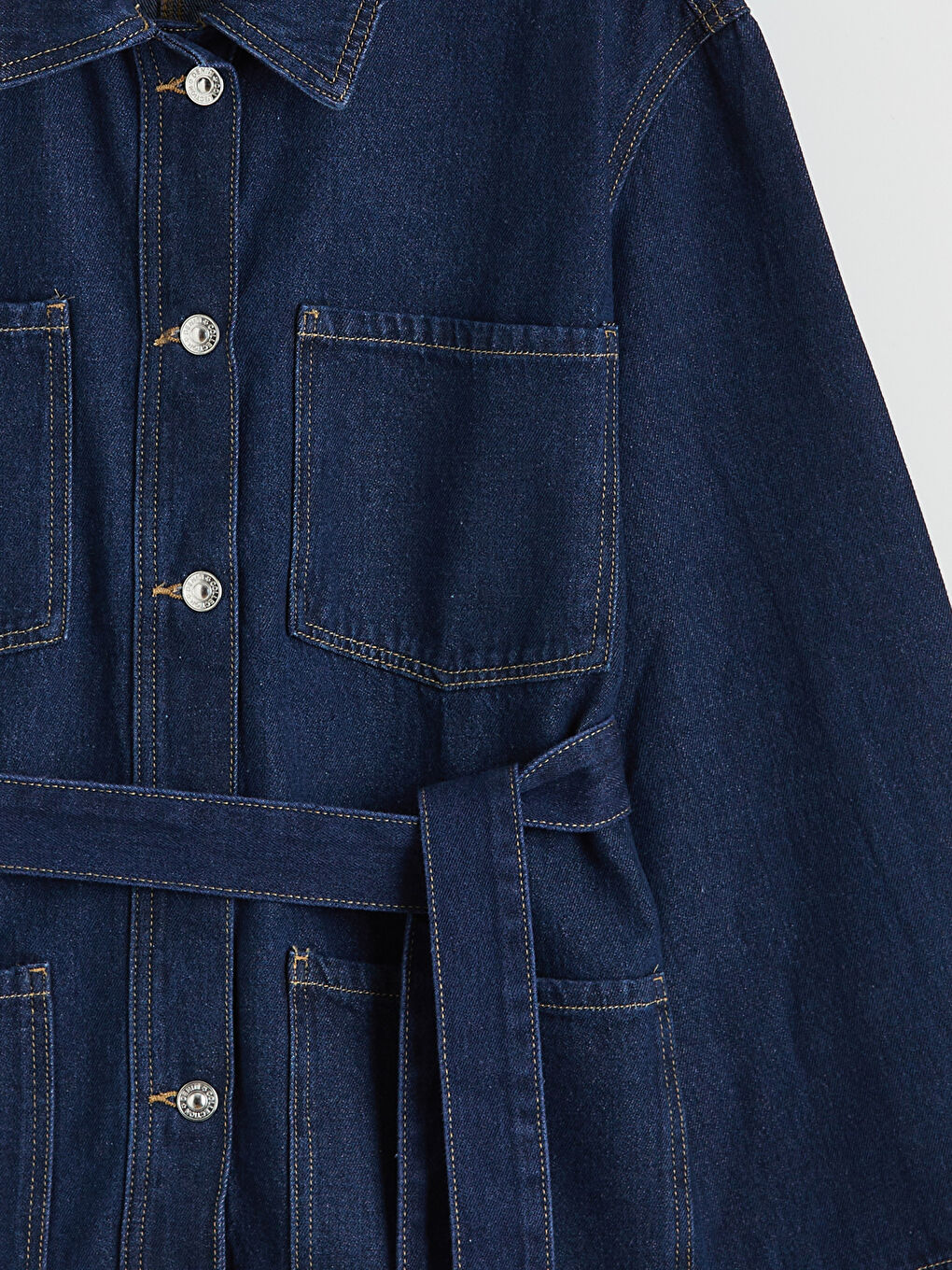 جاكيت جينز نيلي امرأة-5