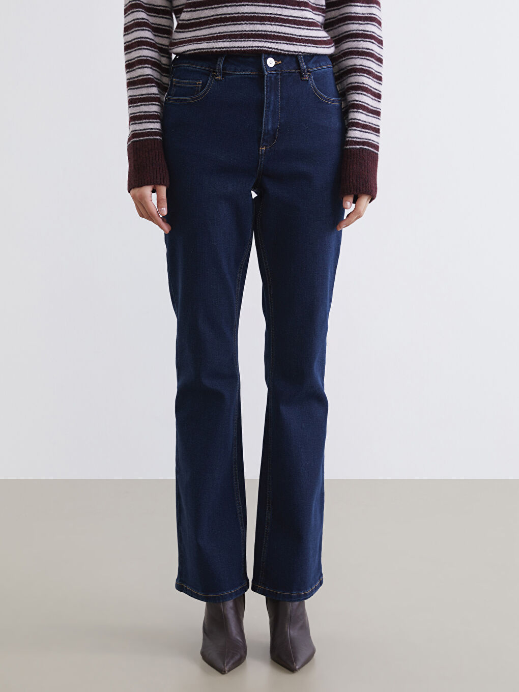 Ženske farmerke sa širokim nogavicama-1