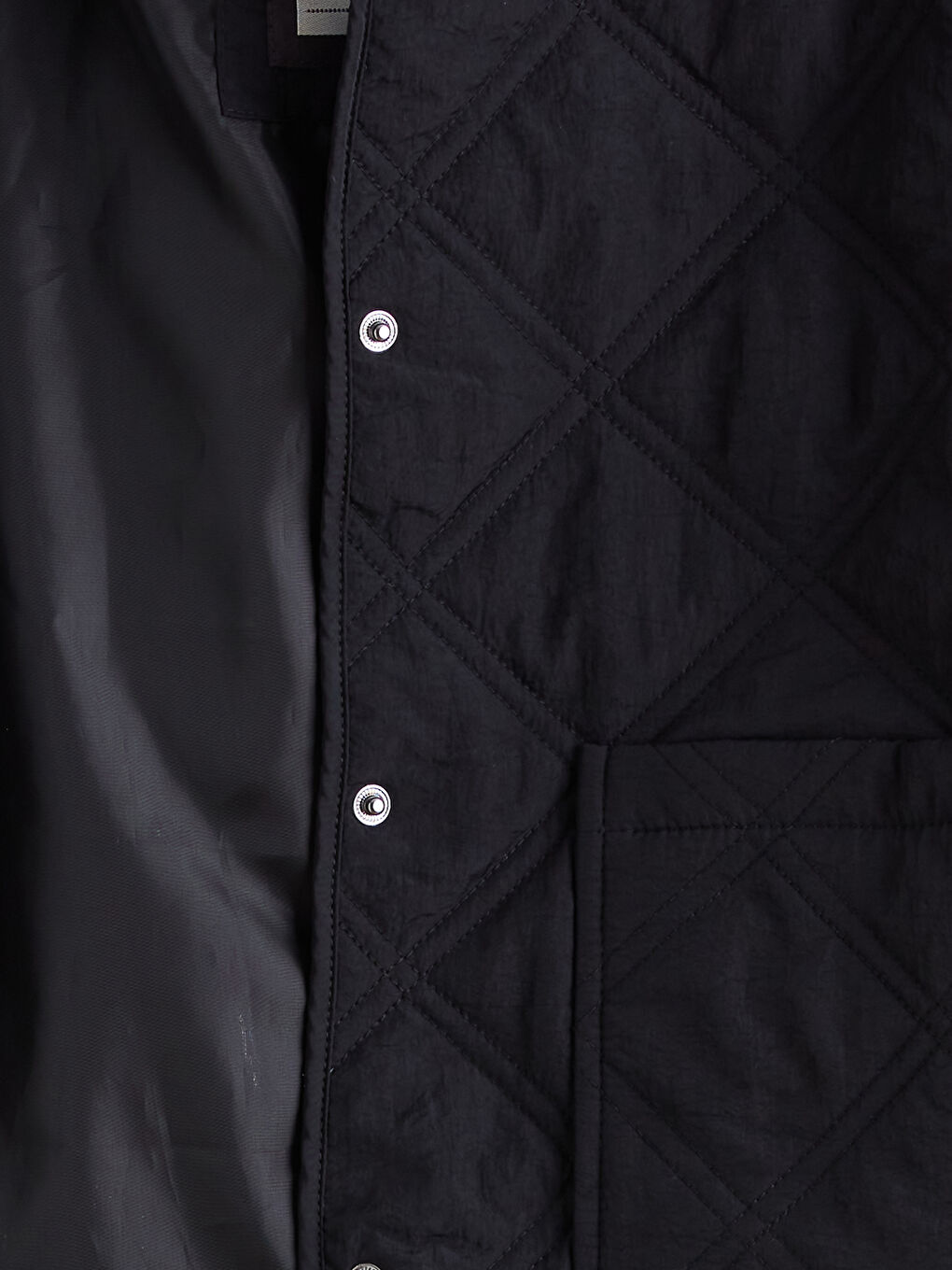 Siyah Kapüşonlu Kapitone Kız Çocuk Mont-1