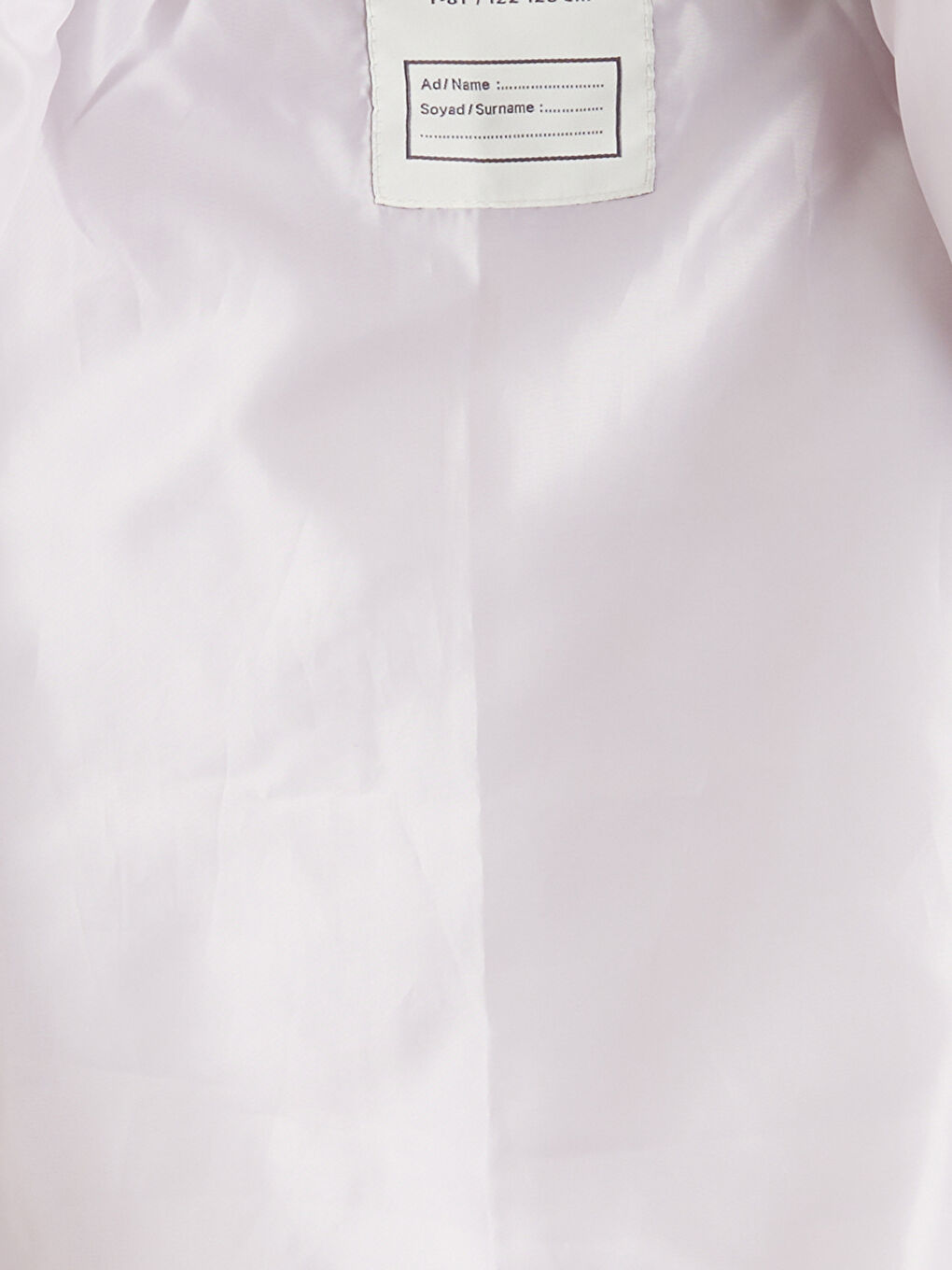 Lila Dik Yaka Kapitone Desenli Kız Çocuk Mont-2