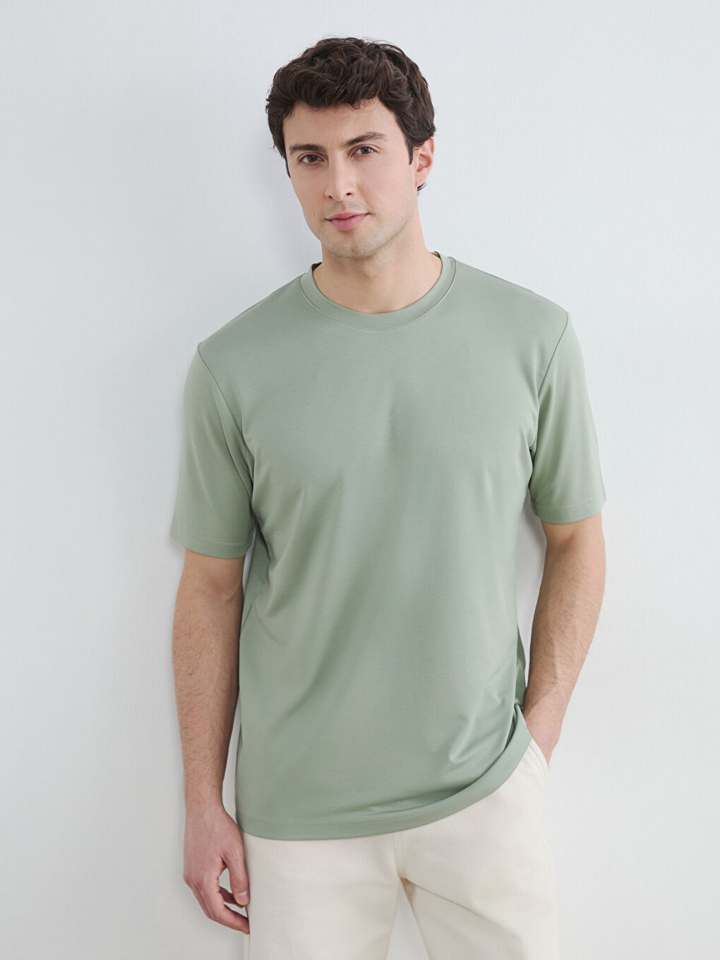 T-shirt à col rond pour homme