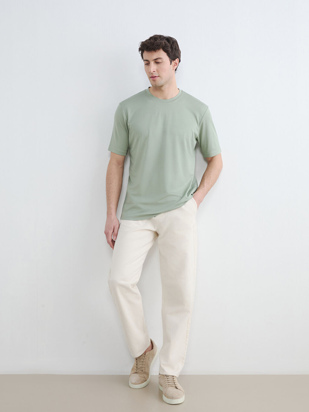 T-shirt à col rond pour homme-1