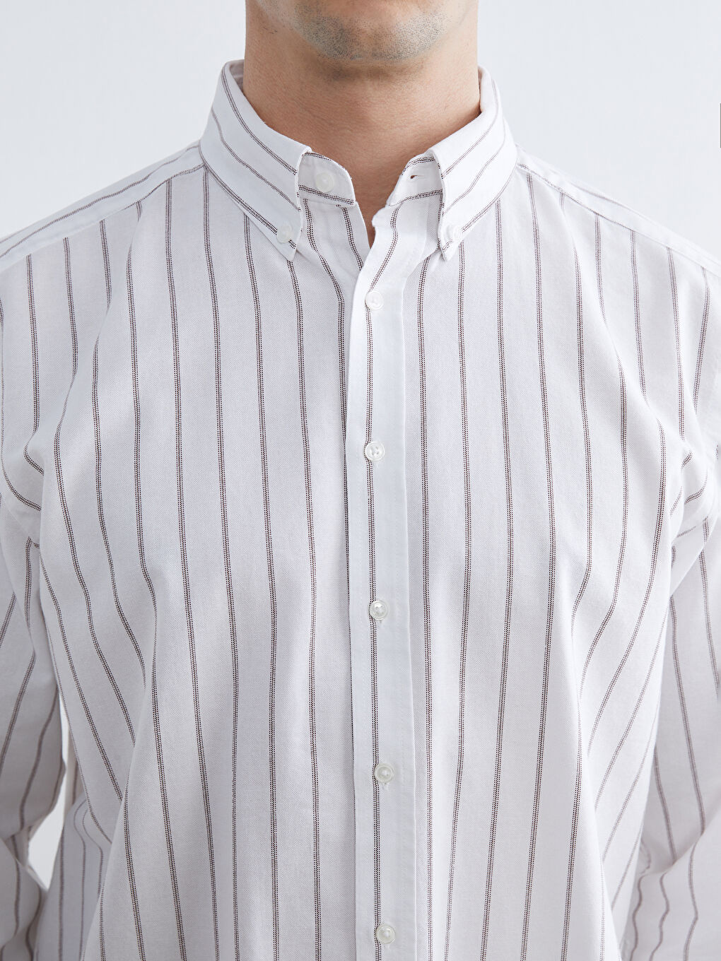 Regular Fit Striped Men's Shirt-2
