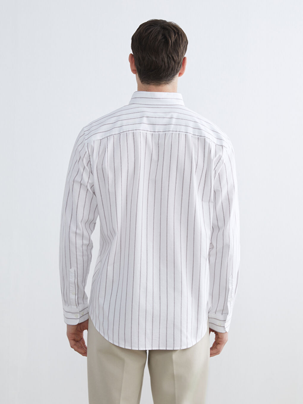 Regular Fit Striped Men's Shirt-3