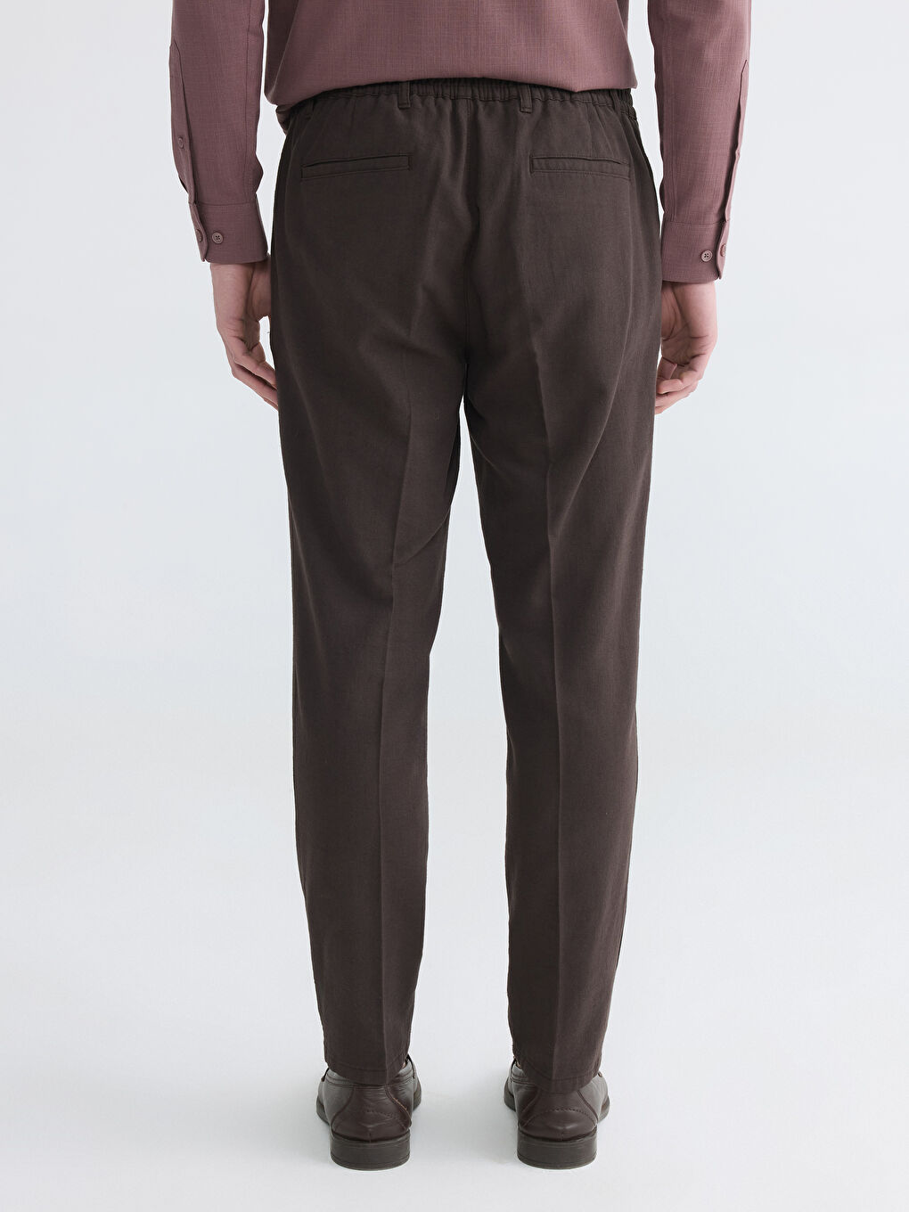 Kahverengi Regular Fit Erkek Chino Pantolon-7