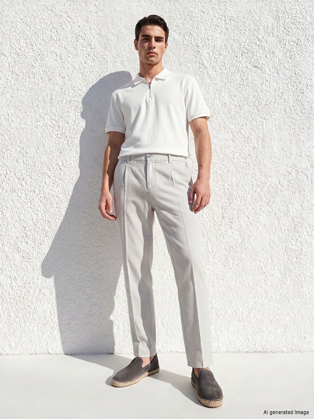 Regular Fit Men's Chino Trousers