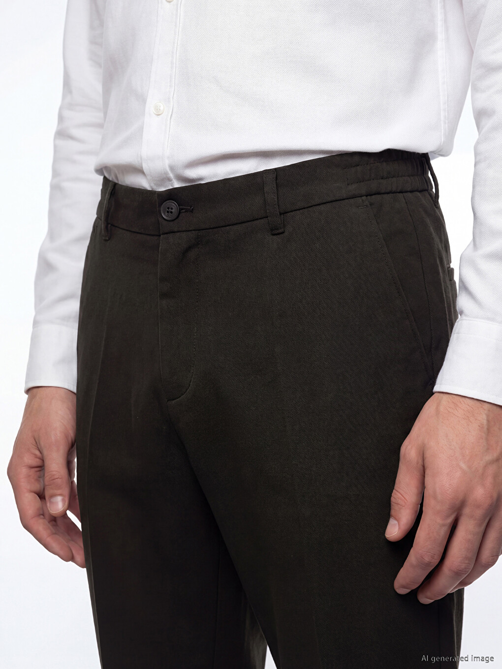 Regular Fit Men's Chino Trousers-2