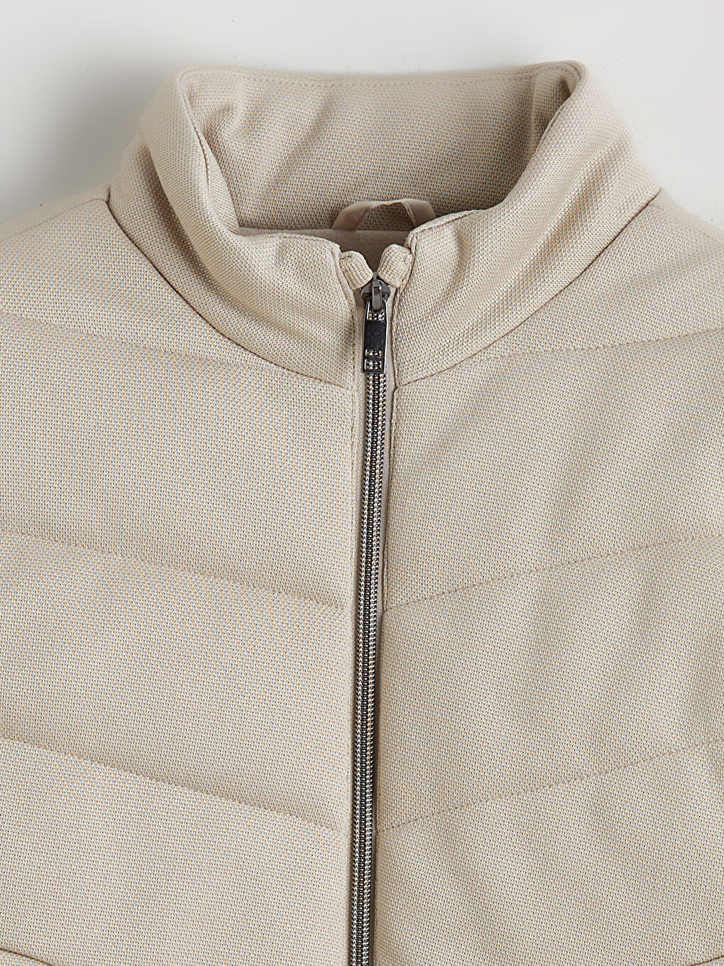 Bej Dik Yaka Erkek Çocuk Yelek-2