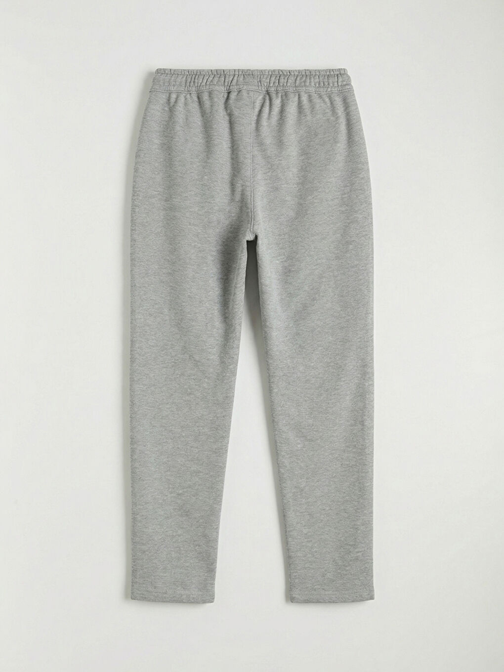 Gri Beli Lastikli Pileli Erkek Çocuk Pantolon-1