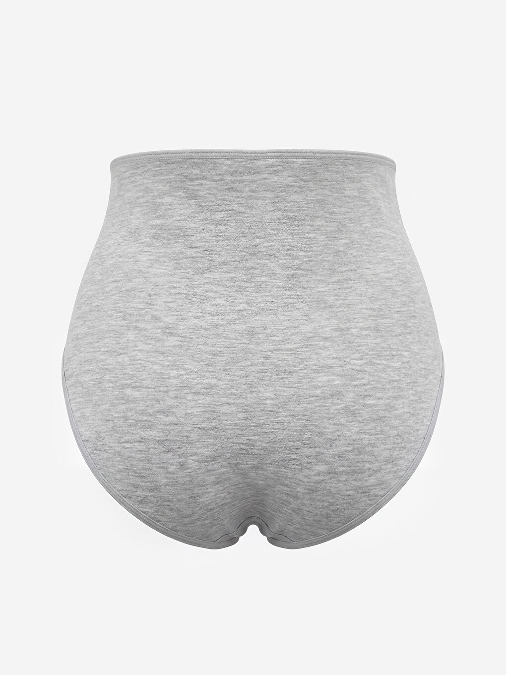 Gri Yüksek Bel Klasik Külot-1