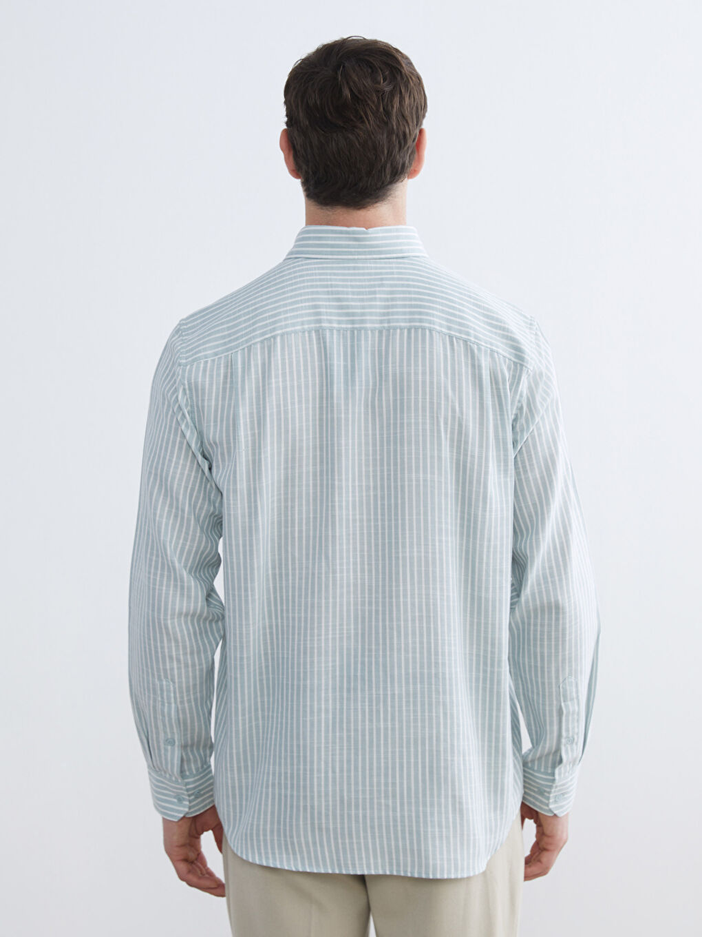 قميص كاكي رجل-3